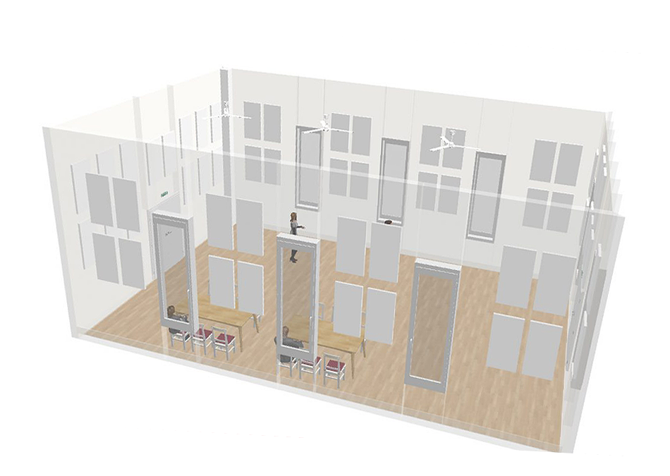 Crafers Hall acoustic treatment